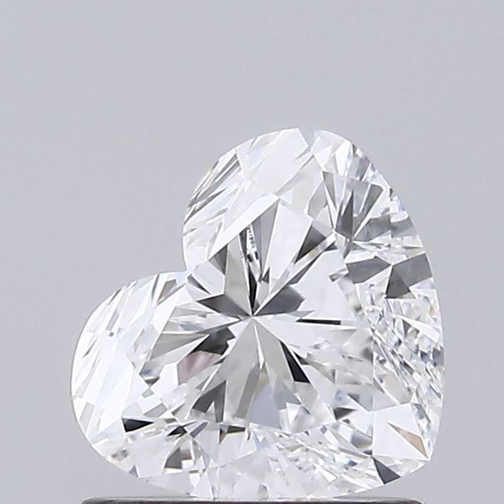 1.04 Carat Heart Lab Diamond with  Cut Diamond in 14KT  view 1
