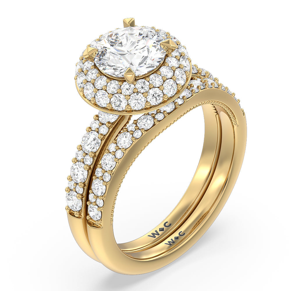 Halo twine ring stack deals