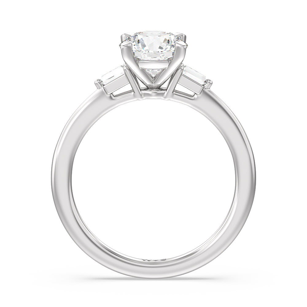 14K White Gold Diamond Tiffany | Kauri Wood | Chasing Victory