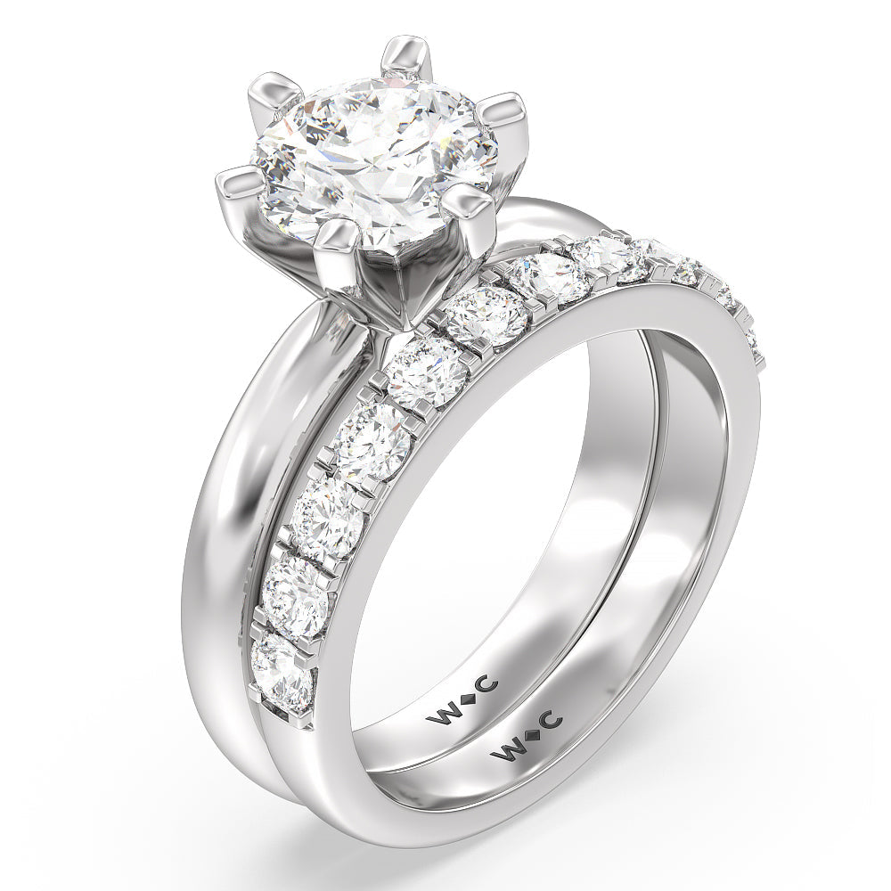 Oval Cut Maxi Classic Six Prong Solitaire Diamond Engagement Ring with Lab Grown Diamond in 14KT Rose Gold view 4
