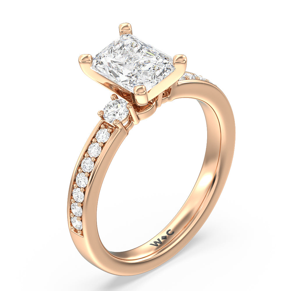Duet Rings Duet Diamond Engagement Ring – With Clarity