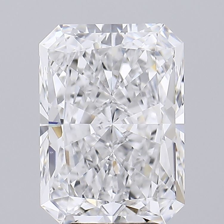 5.04 Carat Radiant Lab Diamond with  Cut Diamond in 14KT  view 1
