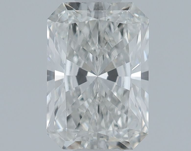 0.7 Carat Radiant Lab Diamond with  Cut Diamond in 14KT  view 1
