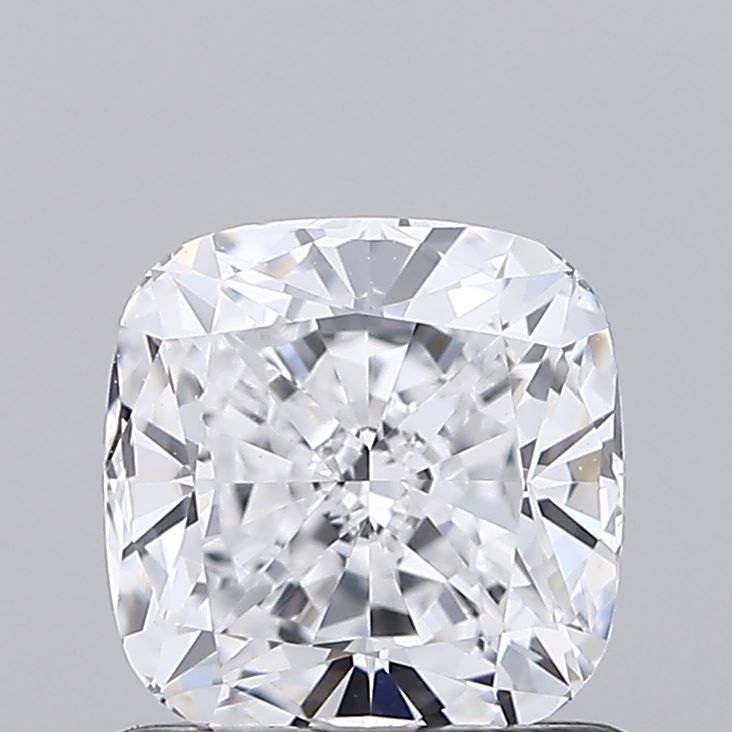 1.01 Carat Cushion Lab Diamond with  Cut Diamond in 14KT  view 1
