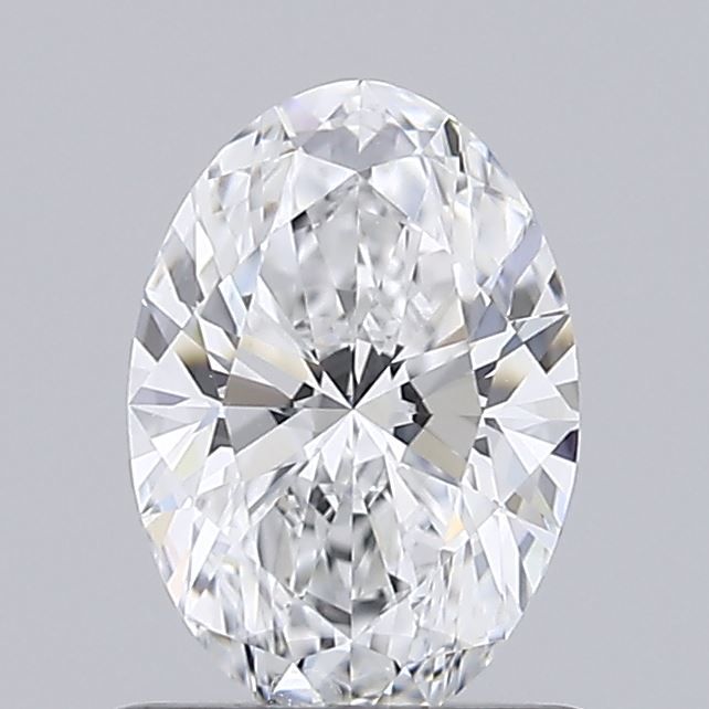 0.71 Carat Oval Lab Diamond with  Cut Diamond in 14KT  view 1
