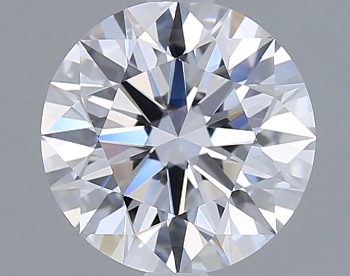 1.4 Carat Round Lab Diamond with  Cut Diamond in 14KT  view 1
