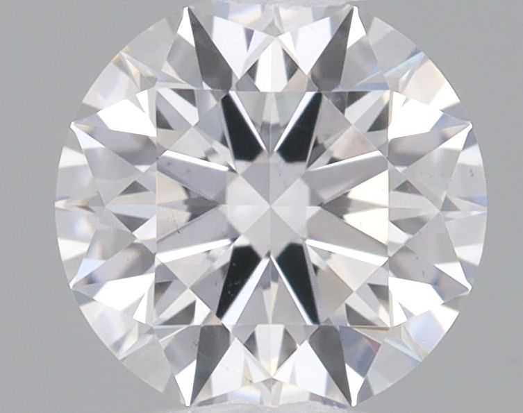 0.49 Carat Round Lab Diamond with  Cut Diamond in 14KT  view 1
