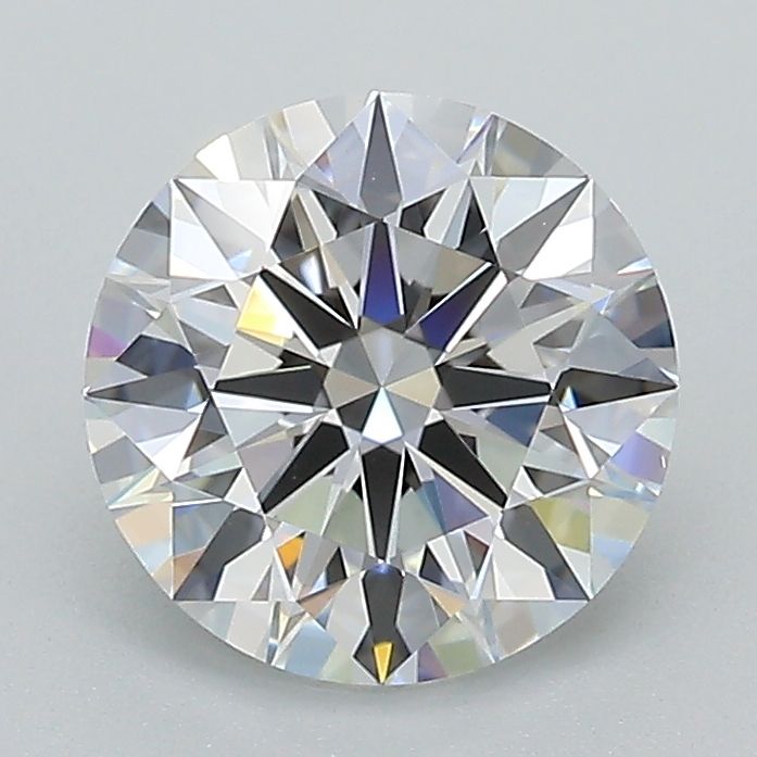 1.75 Carat Round Lab Diamond with  Cut Diamond in 14KT  view 1
