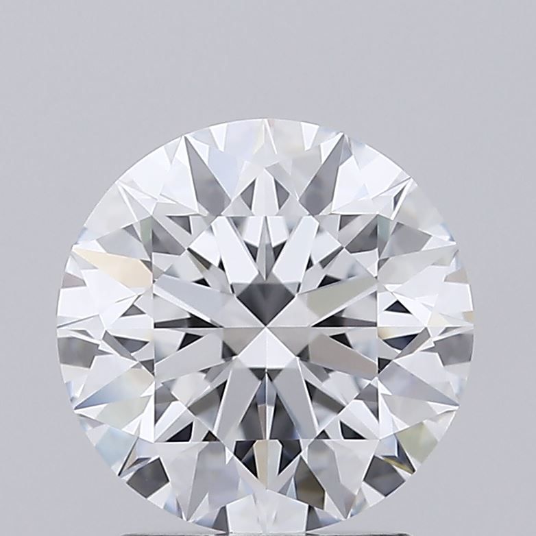 2.04 Carat Round Lab Diamond with  Cut Diamond in 14KT  view 1
