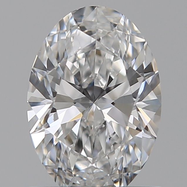 0.73 Carat Oval Lab Diamond with  Cut Diamond in 14KT  view 1

