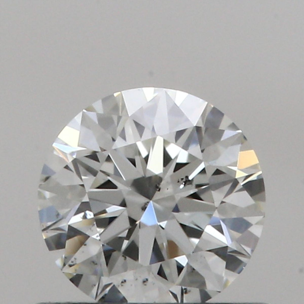 0.5 Carat Round Natural Diamond with  Cut Diamond in 14KT  view 1
