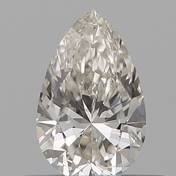 0.4 Carat Pear Natural Diamond with  Cut Diamond in 14KT  view 1

