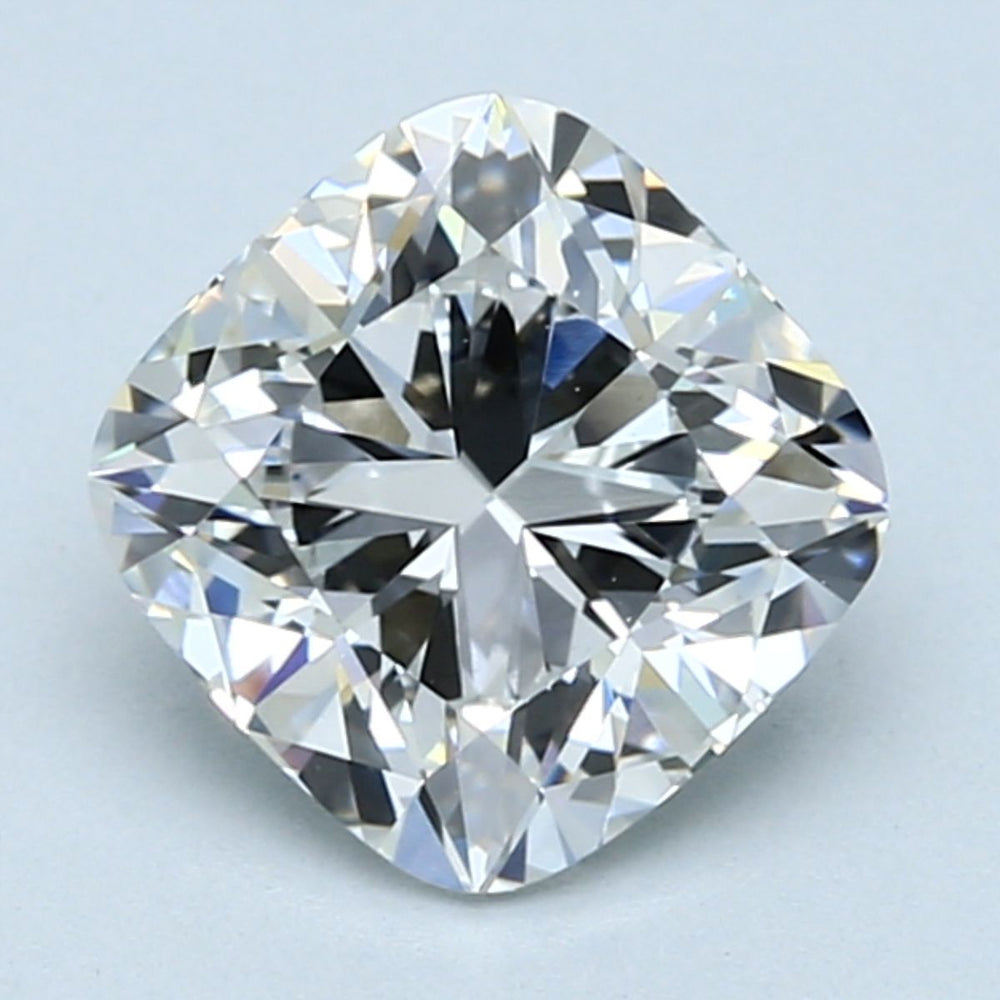 2.17 Carat Cushion Lab Diamond with  Cut Diamond in 14KT  view 1

