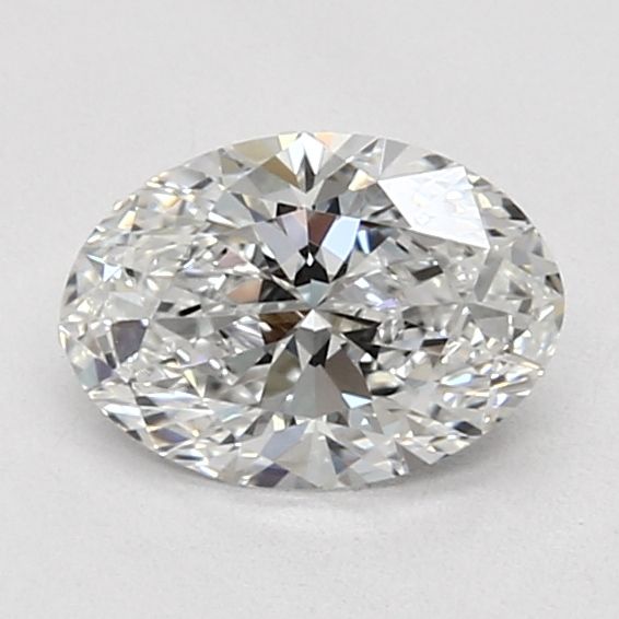 1.01 Carat Oval Lab Diamond with  Cut Diamond in 14KT  view 1
