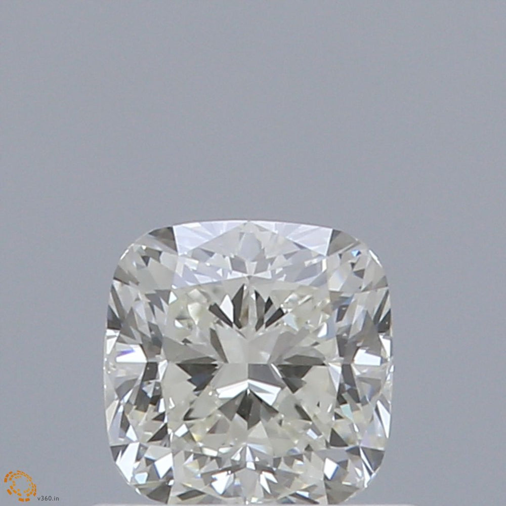 0.62 Carat CUSHION Natural Diamond with  Cut Diamond in 14KT  view 1
