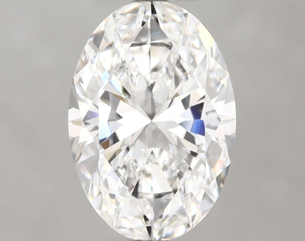 1.0 Carat Oval Natural Diamond with  Cut Diamond in 14KT  view 1
