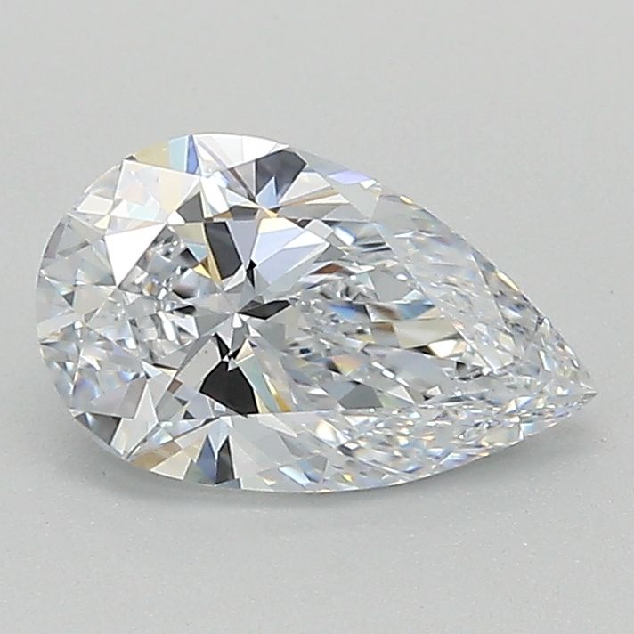 1.06 Carat Pear Lab Diamond with  Cut Diamond in 14KT  view 1
