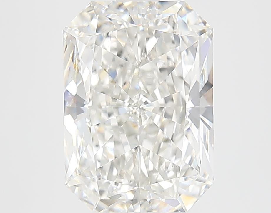 3.0 Carat Radiant Lab Diamond with  Cut Diamond in 14KT  view 1
