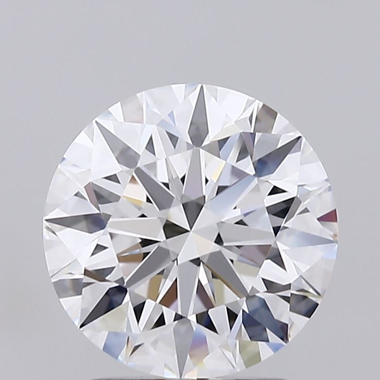 2.05 Carat Round Lab Diamond with  Cut Diamond in 14KT  view 1
