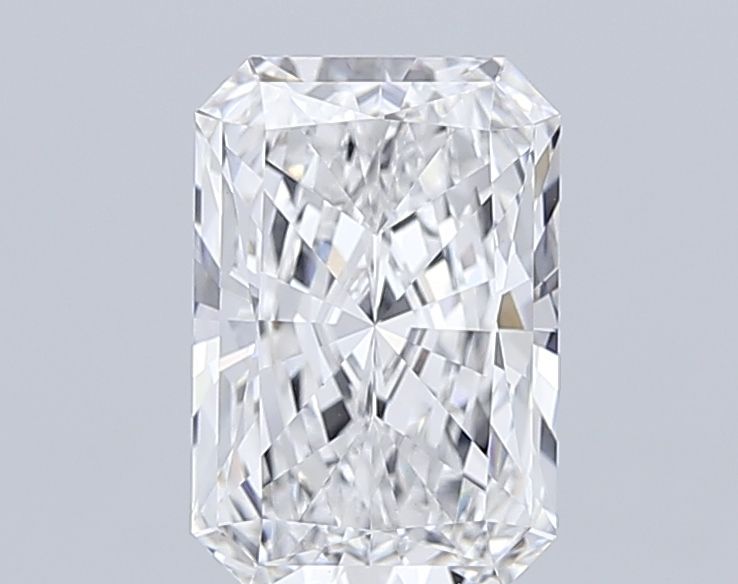 5.99 Carat Radiant Lab Diamond with  Cut Diamond in 14KT  view 1
