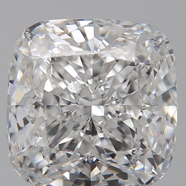 2.18 Carat Cushion Lab Diamond with  Cut Diamond in 14KT  view 1
