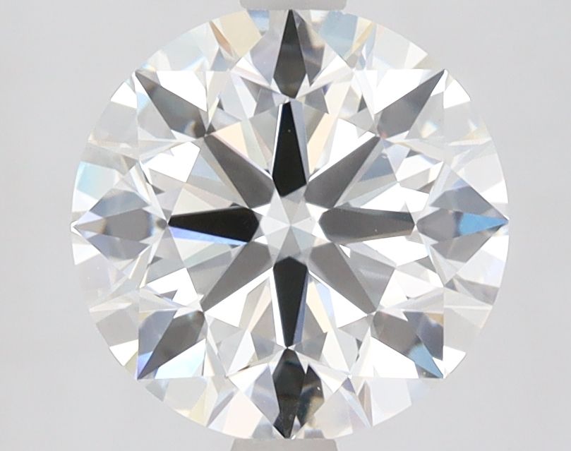 2.37 Carat Round Lab Diamond with  Cut Diamond in 14KT  view 1
