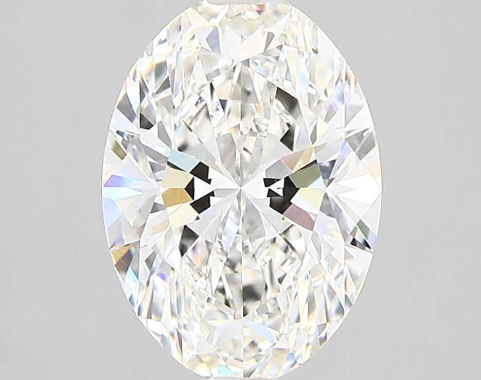 2.24 Carat Oval Lab Diamond with  Cut Diamond in 14KT  view 1
