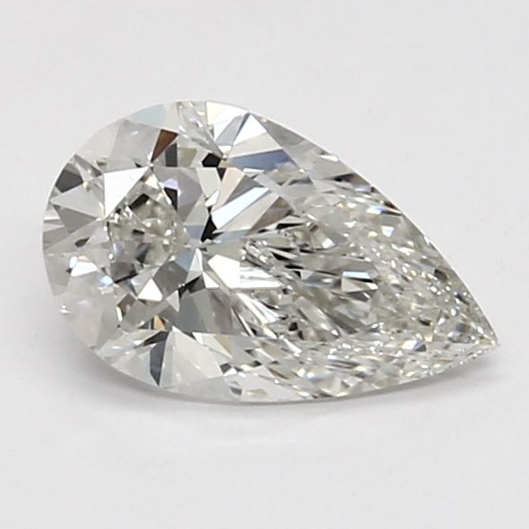 1.07 Carat Pear Lab Diamond with  Cut Diamond in 14KT  view 1
