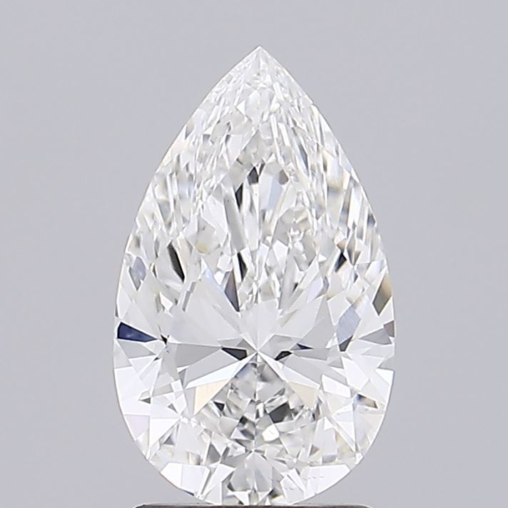 1.86 Carat Pear Lab Diamond with  Cut Diamond in 14KT  view 1
