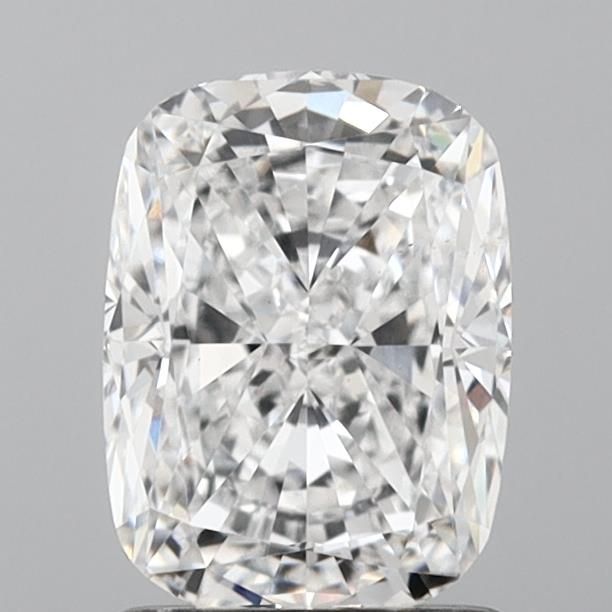 1.6 Carat Cushion Lab Diamond with  Cut Diamond in 14KT  view 1
