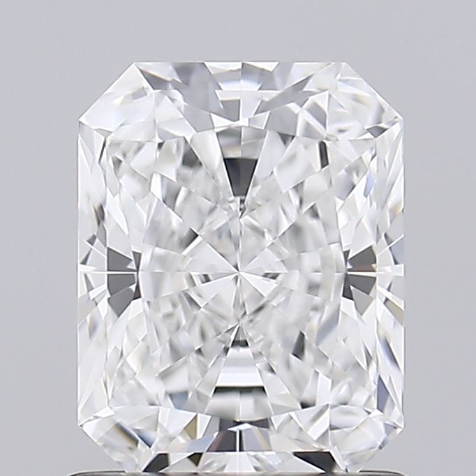 1.08 Carat Radiant Lab Diamond with  Cut Diamond in 14KT  view 1
