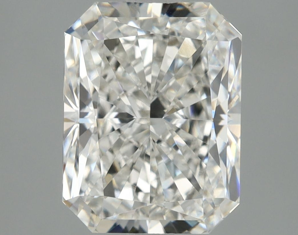 2.18 Carat Radiant Lab Diamond with  Cut Diamond in 14KT  view 1
