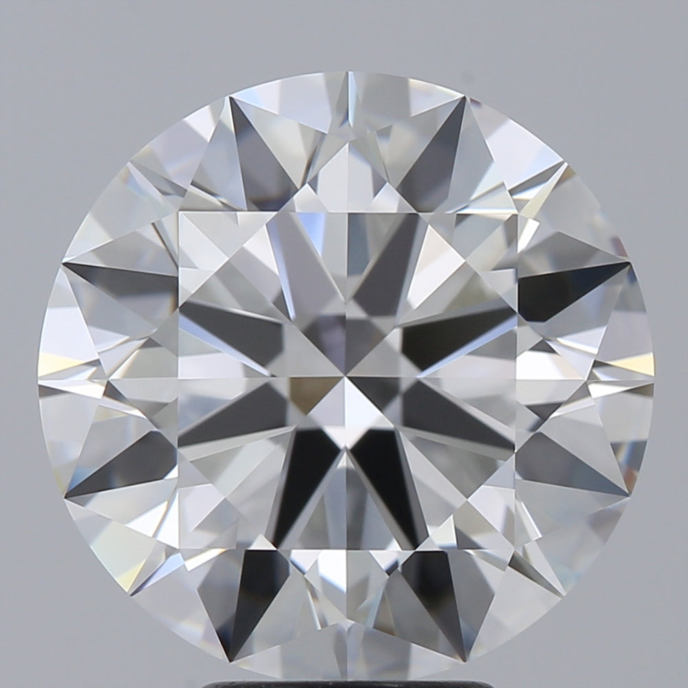 6.13 Carat Round Natural Diamond with  Cut Diamond in 14KT  view 1
