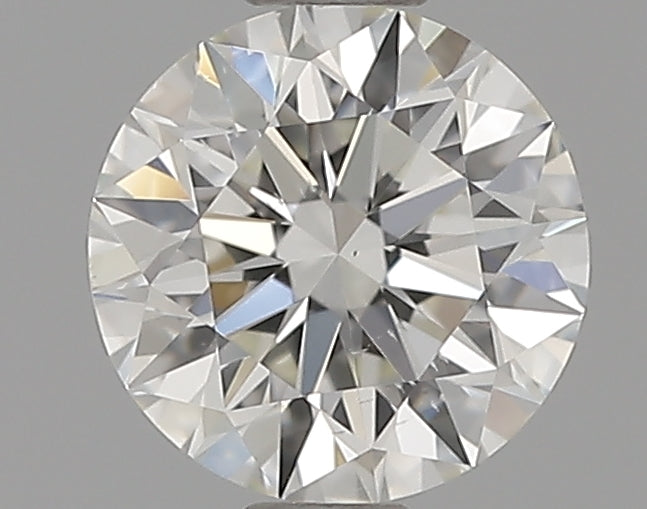 0.53 Carat Round Natural Diamond with  Cut Diamond in 14KT  view 1
