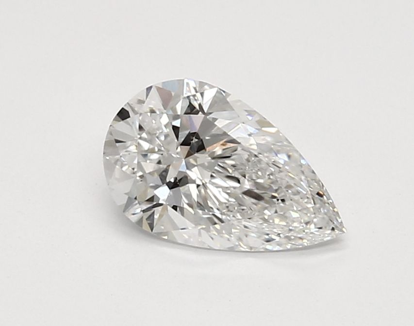 1.1 Carat Pear Lab Diamond with  Cut Diamond in 14KT  view 1
