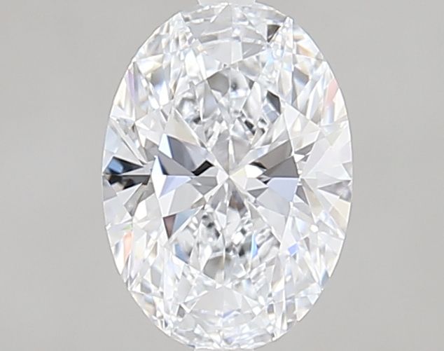 1.12 Carat Oval Lab Diamond with  Cut Diamond in 14KT  view 1
