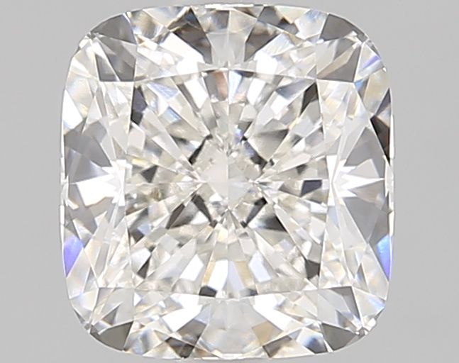 2.34 Carat Cushion Lab Diamond with  Cut Diamond in 14KT  view 1
