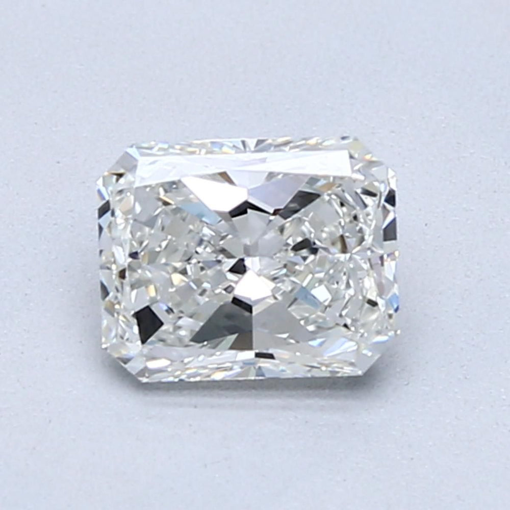 0.8 Carat Radiant Natural Diamond with  Cut Diamond in 14KT  view 1
