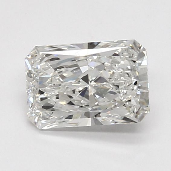 1.0 Carat Radiant Lab Diamond with  Cut Diamond in 14KT  view 1
