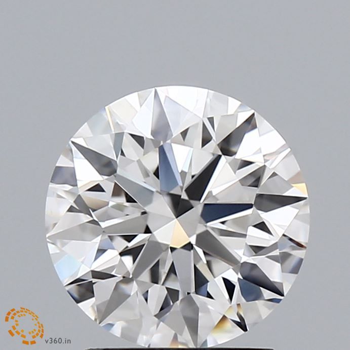 2.02 Carat Round Lab Diamond with  Cut Diamond in 14KT  view 1
