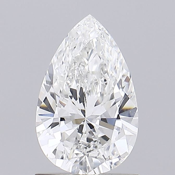 1.02 Carat Pear Lab Diamond with  Cut Diamond in 14KT  view 1
