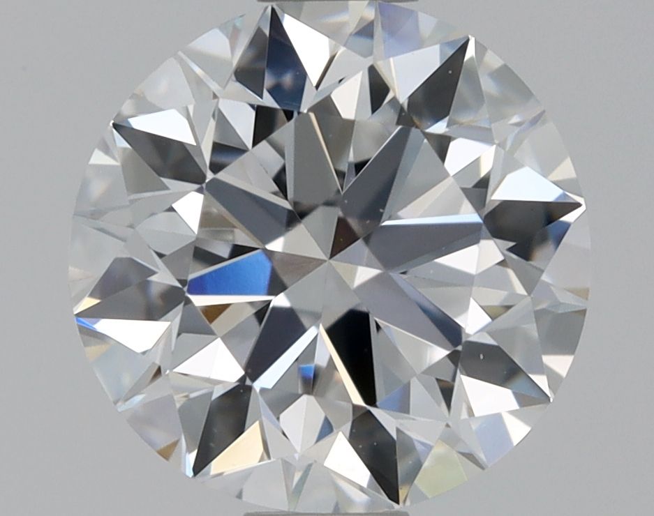 0.8 Carat Round Natural Diamond with  Cut Diamond in 14KT  view 1

