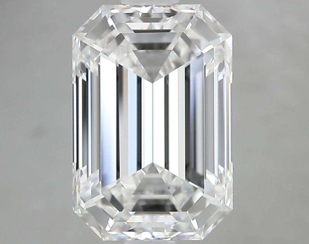 5.16 Carat Emerald Natural Diamond with  Cut Diamond in 14KT  view 1
