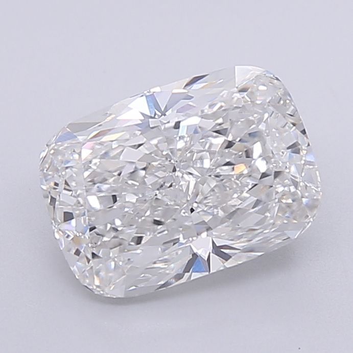 2.43 Carat Cushion Lab Diamond with  Cut Diamond in 14KT  view 1
