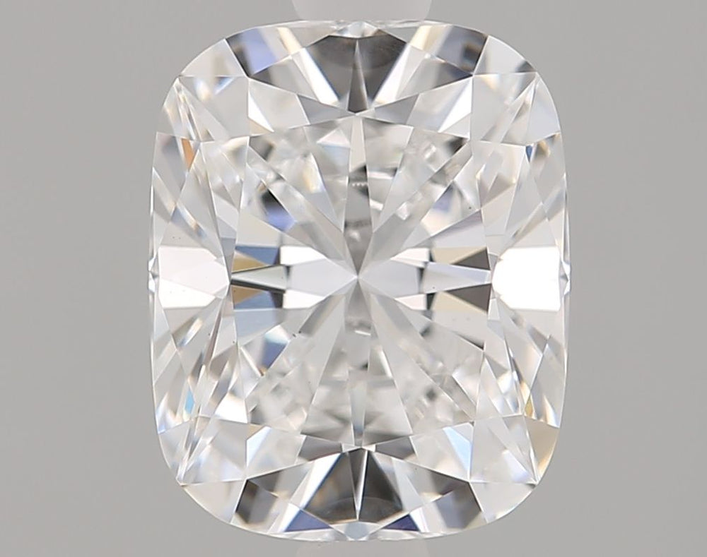 1.56 Carat Cushion Lab Diamond with  Cut Diamond in 14KT  view 1
