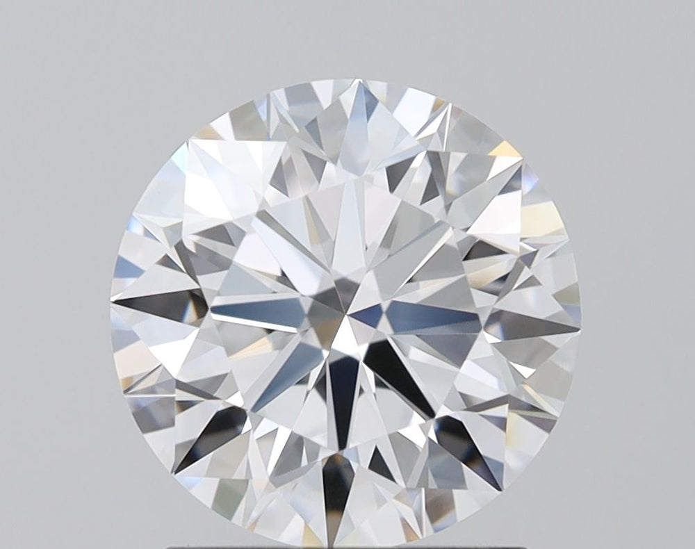 1.77 Carat Round Lab Diamond with  Cut Diamond in 14KT  view 1

