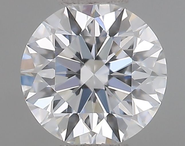 0.59 Carat Round Natural Diamond with  Cut Diamond in 14KT  view 1
