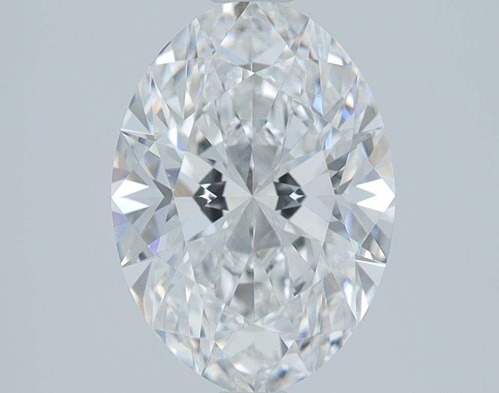 2.15 Carat Oval Lab Diamond with  Cut Diamond in 14KT  view 1
