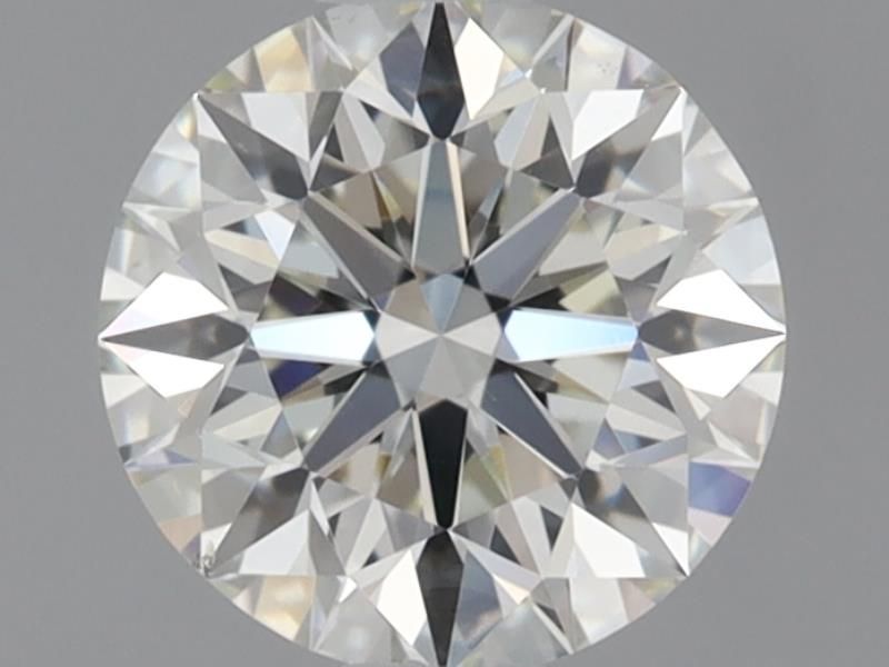 0.8 Carat Round Natural Diamond with  Cut Diamond in 14KT  view 1
