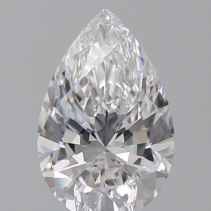 1.5 Carat Pear Lab Diamond with  Cut Diamond in 14KT  view 1
